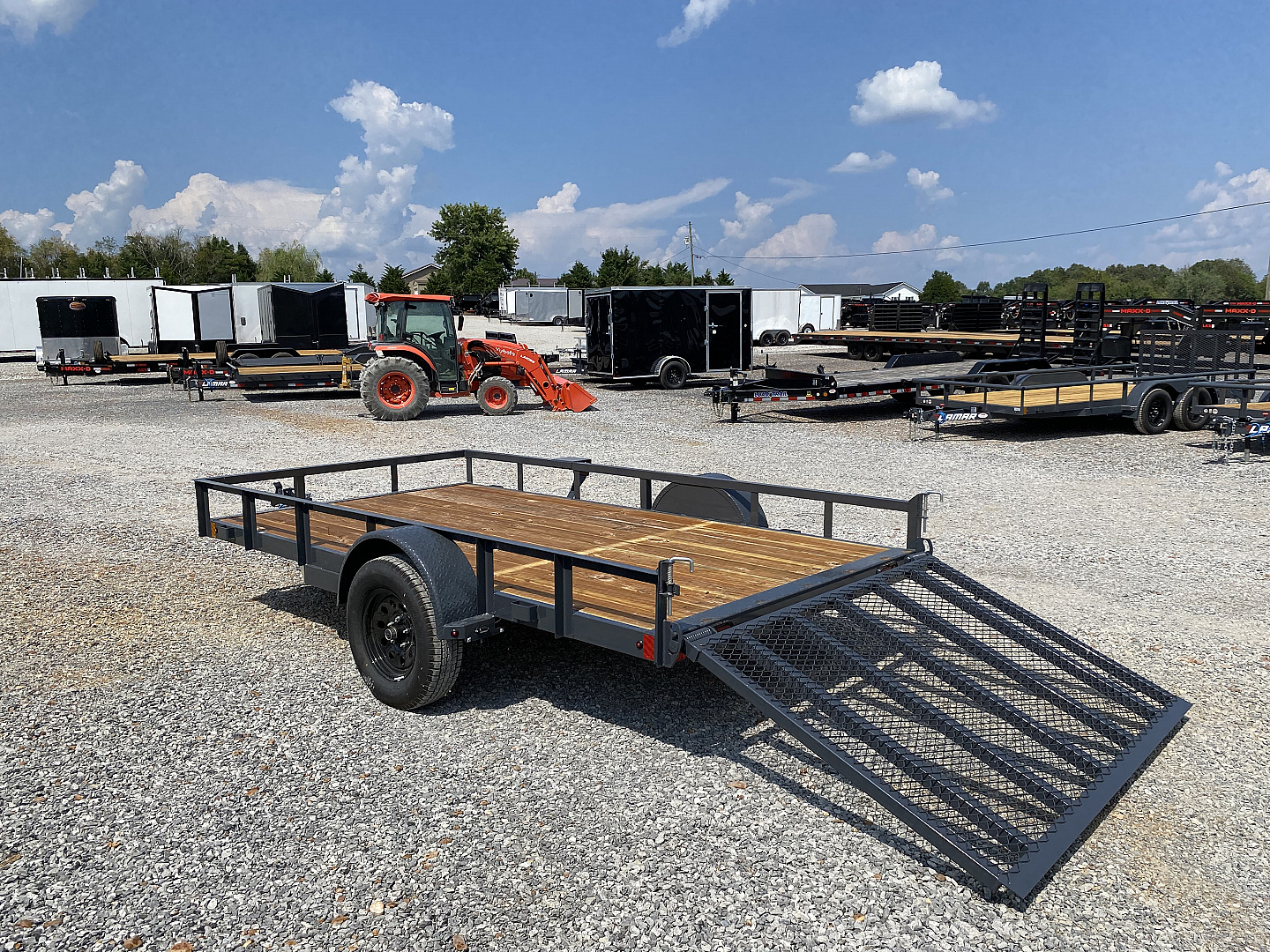 New 2026 Lamar 77"X12' 3K Utility Trailer