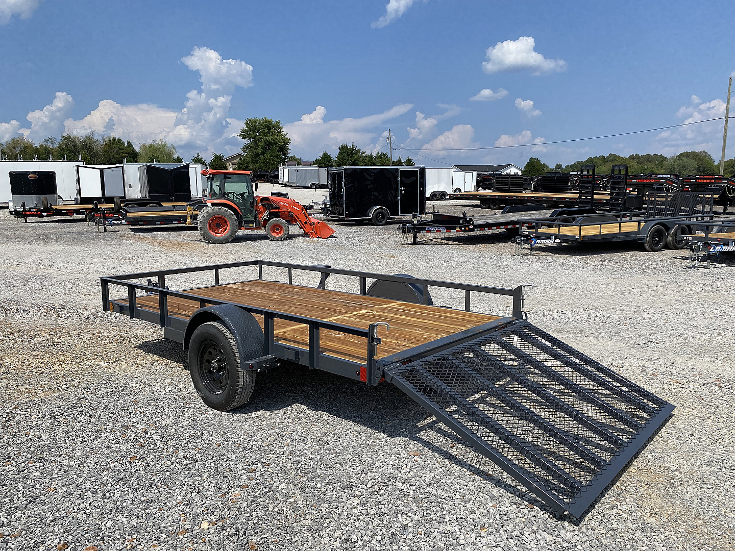 New 2026 Lamar 77"X12' 3K Utility Trailer