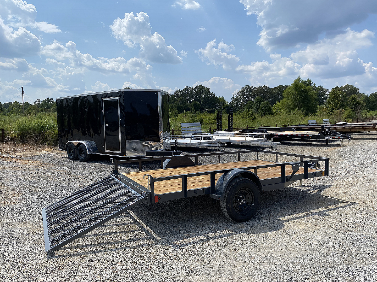New 2026 Lamar 77"X12' 3K Utility Trailer