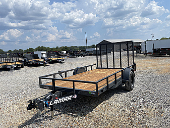 New 2026 Lamar 77 X12' 3K Utility Trailer