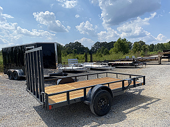 New 2026 Lamar 77"X12' 3K Utility Trailer