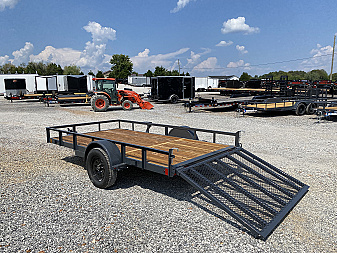 New 2026 Lamar 77"X12' 3K Utility Trailer