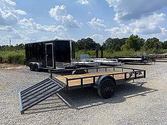New 2026 Lamar 77"X12' 3K Utility Trailer