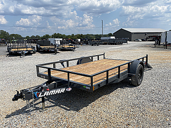 New 2026 Lamar 77"X12' 3K Utility Trailer