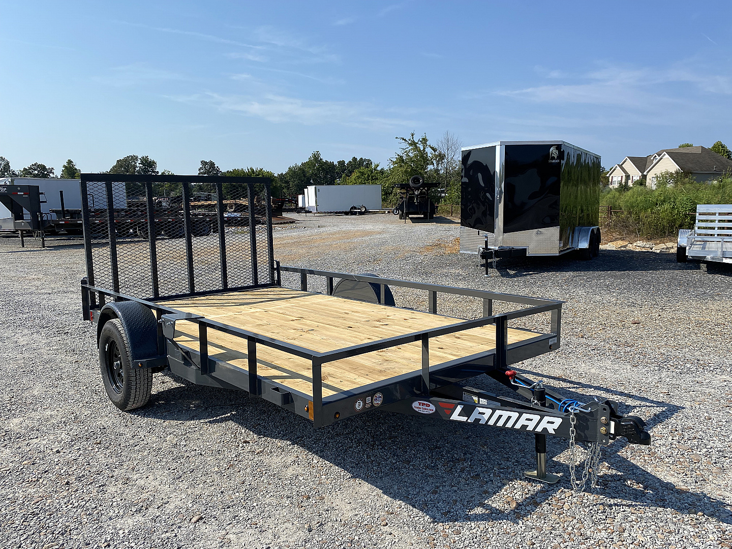 New 2026 Lamar 83"X12' 3K Utility Trailer
