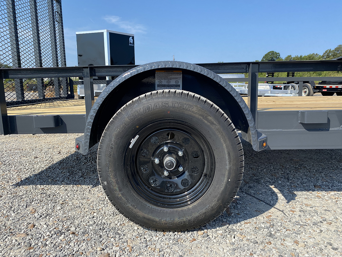 New 2026 Lamar 83"X12' 3K Utility Trailer