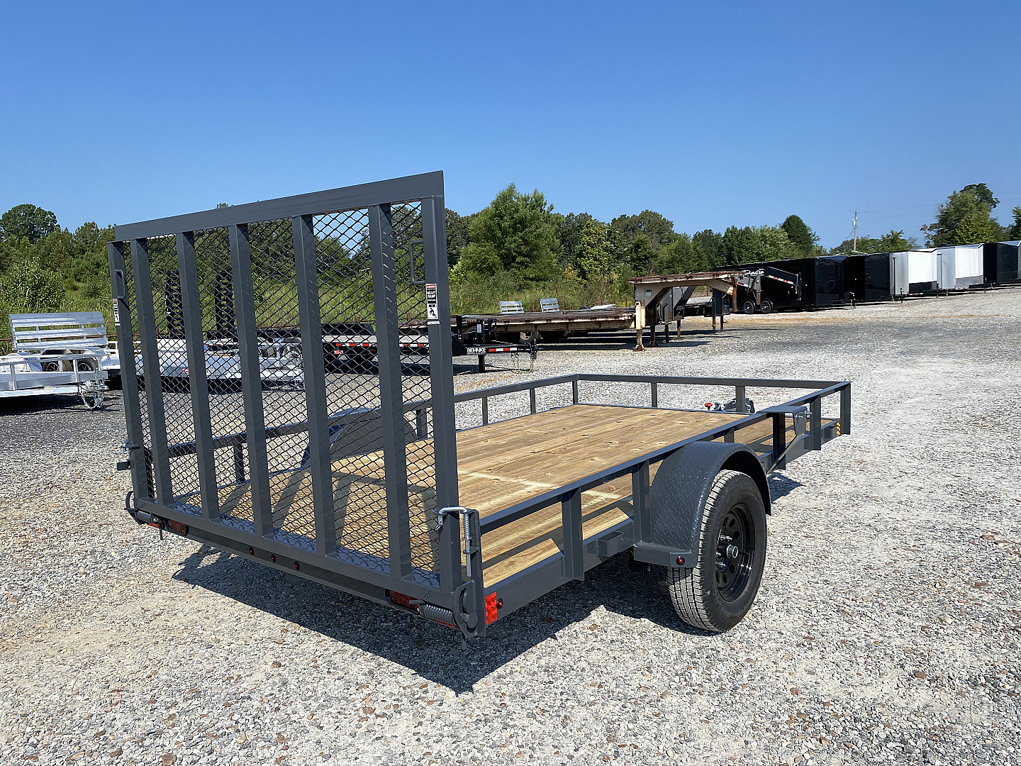 New 2026 Lamar 83"X12' 3K Utility Trailer
