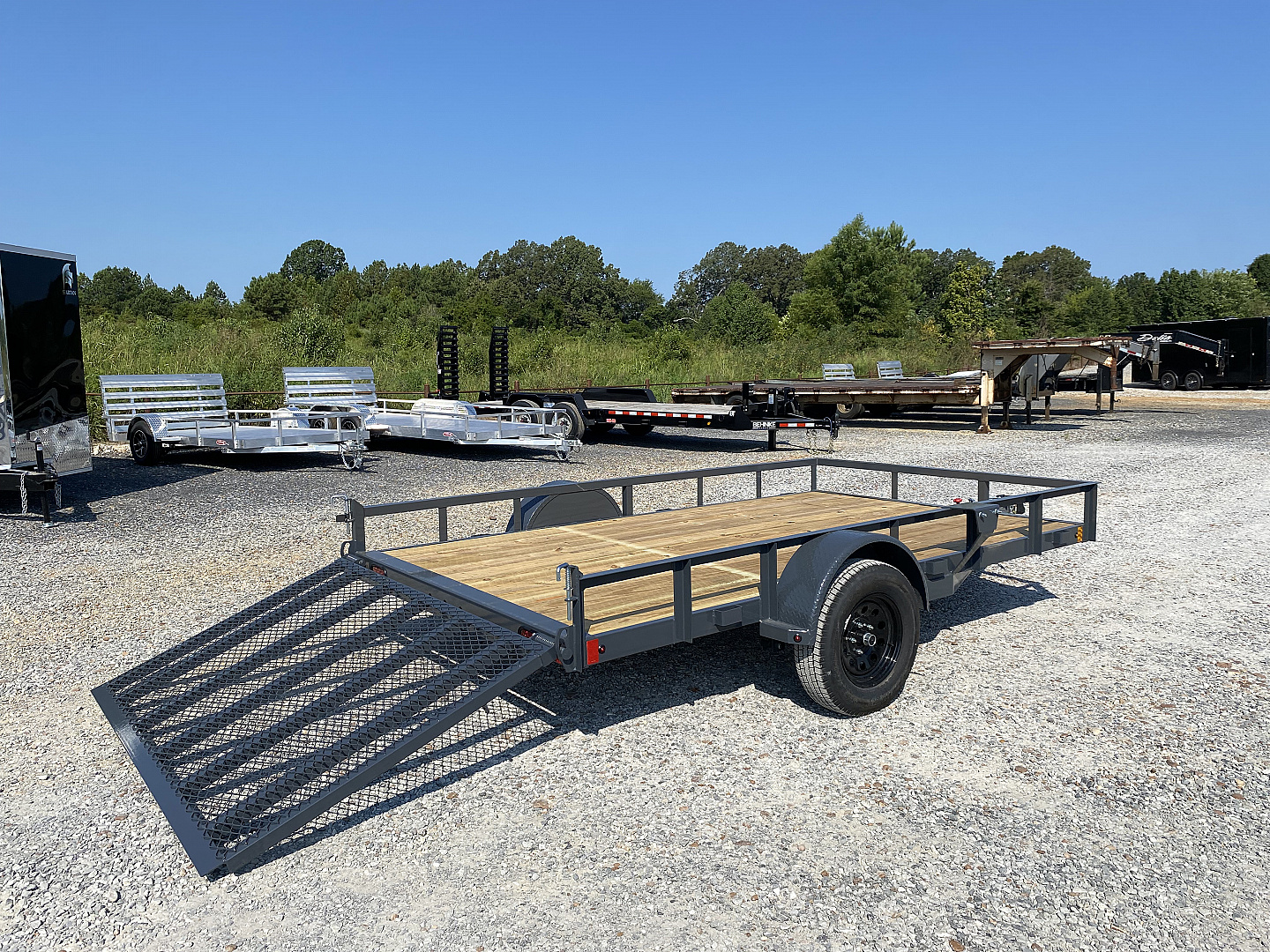 New 2026 Lamar 83"X12' 3K Utility Trailer