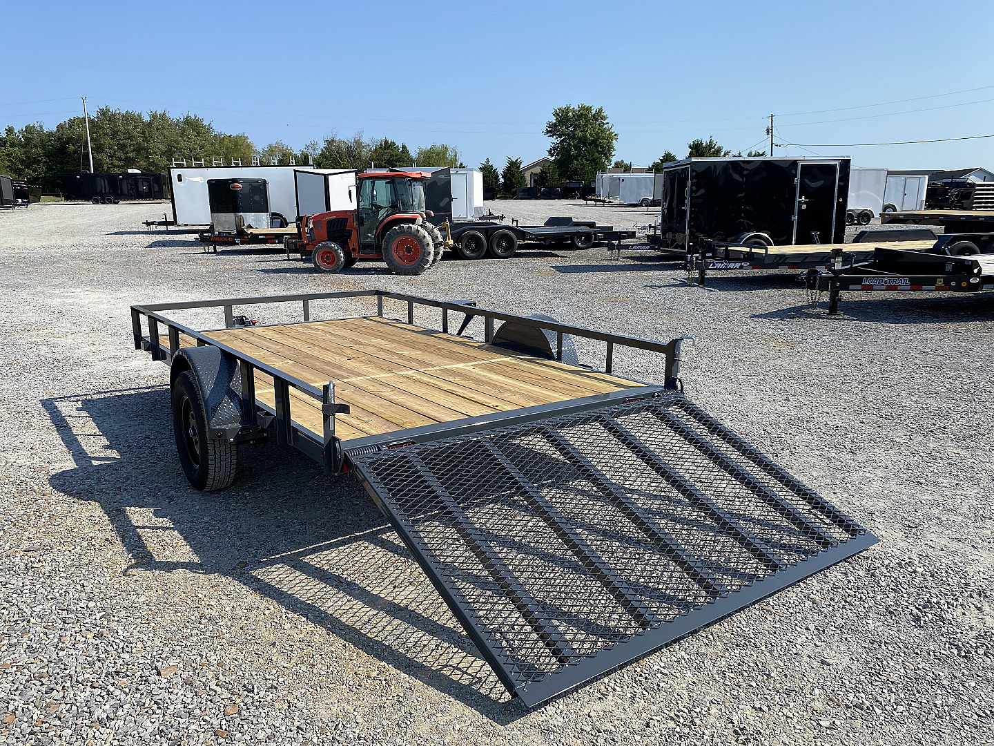 New 2026 Lamar 83"X12' 3K Utility Trailer