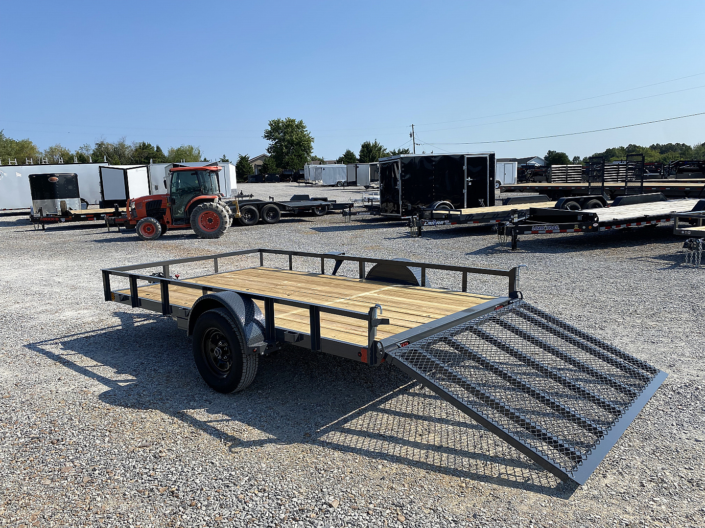 New 2026 Lamar 83"X12' 3K Utility Trailer