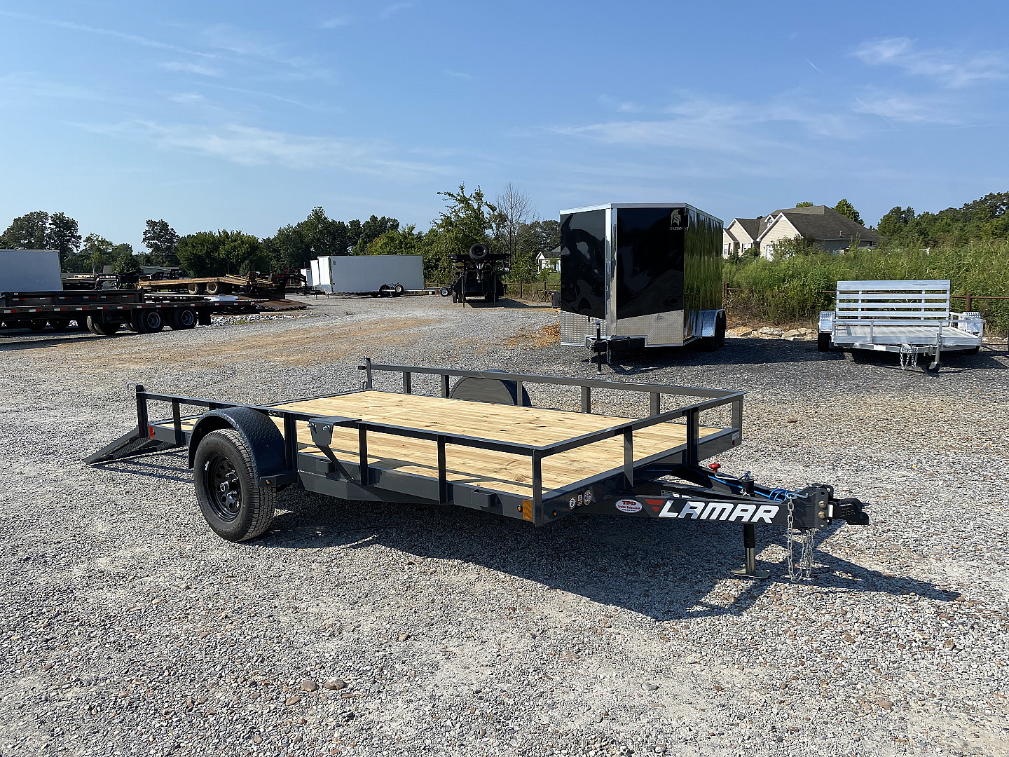 New 2026 Lamar 83"X12' 3K Utility Trailer
