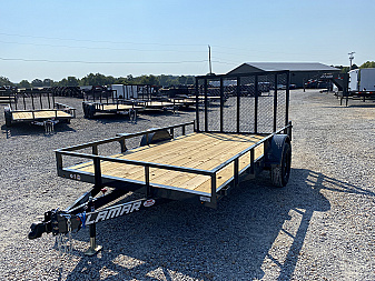 New 2026 Lamar 83 X12' 3K Utility Trailer