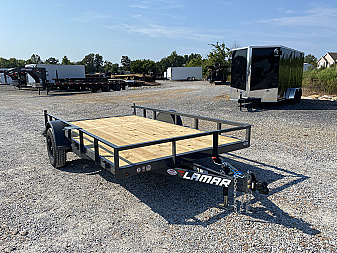 New 2026 Lamar 83"X12' 3K Utility Trailer