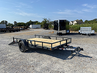 New 2026 Lamar 83"X12' 3K Utility Trailer