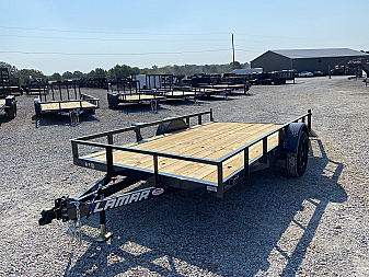 New 2026 Lamar 83"X12' 3K Utility Trailer