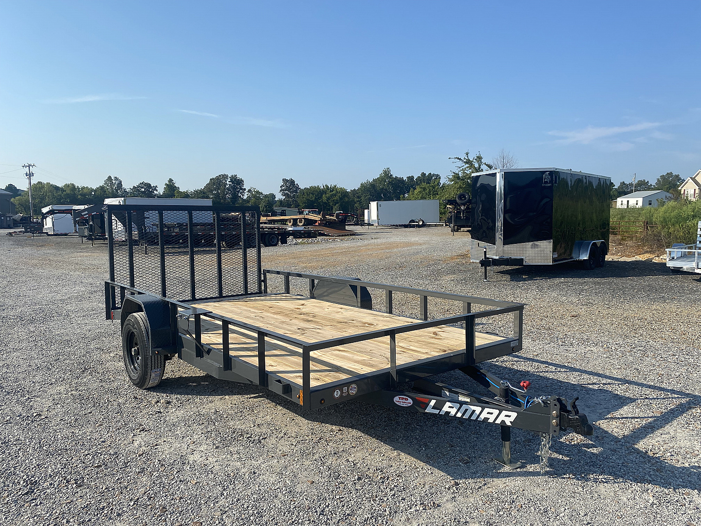 New 2026 Lamar 83"X14' 5K Utility Trailer