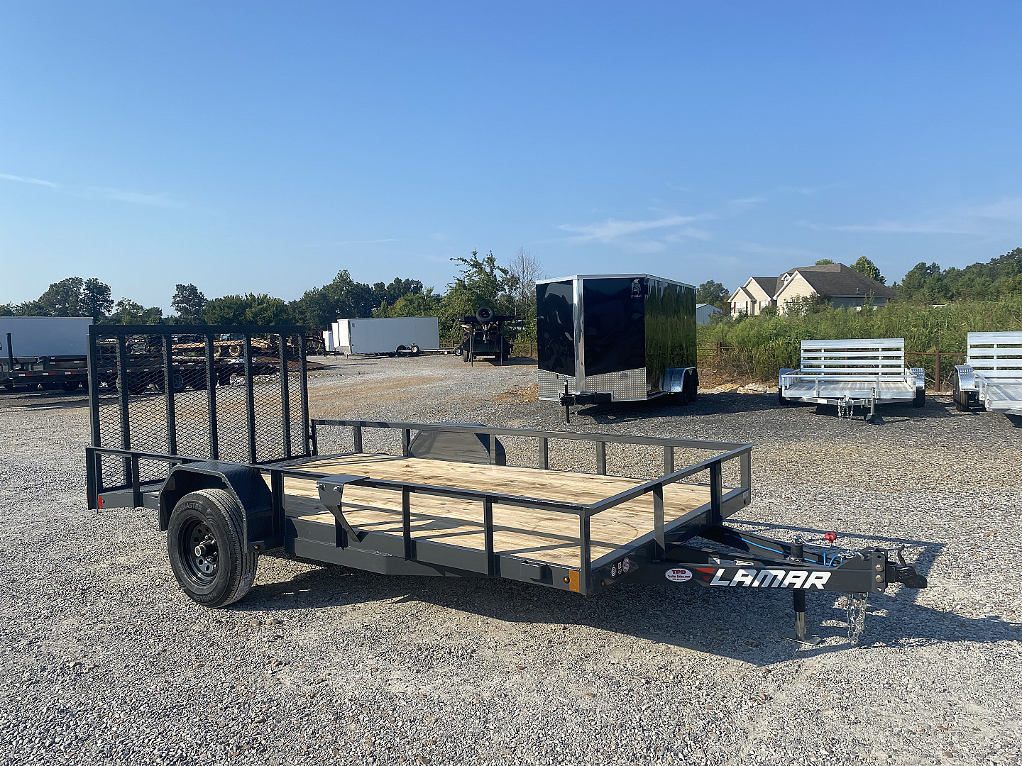New 2026 Lamar 83"X14' 5K Utility Trailer