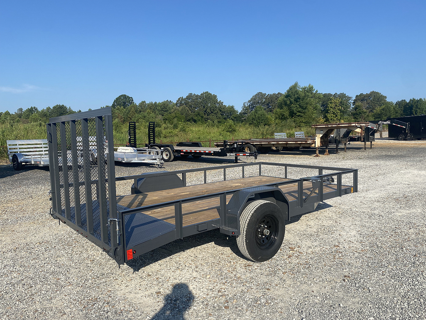 New 2026 Lamar 83"X14' 5K Utility Trailer