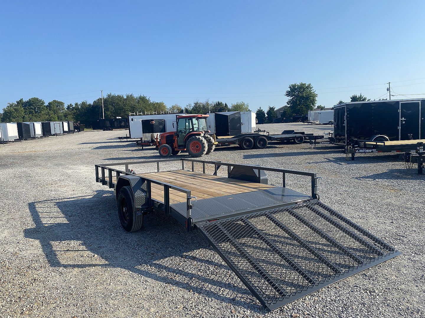 New 2026 Lamar 83"X14' 5K Utility Trailer