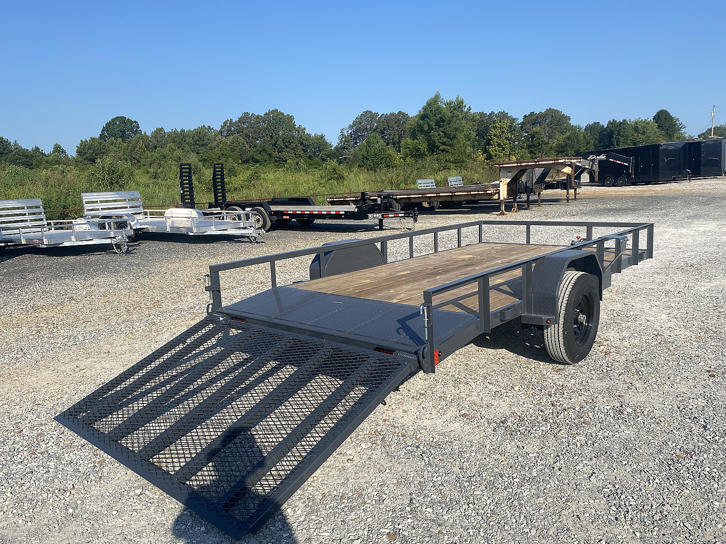 New 2026 Lamar 83"X14' 5K Utility Trailer