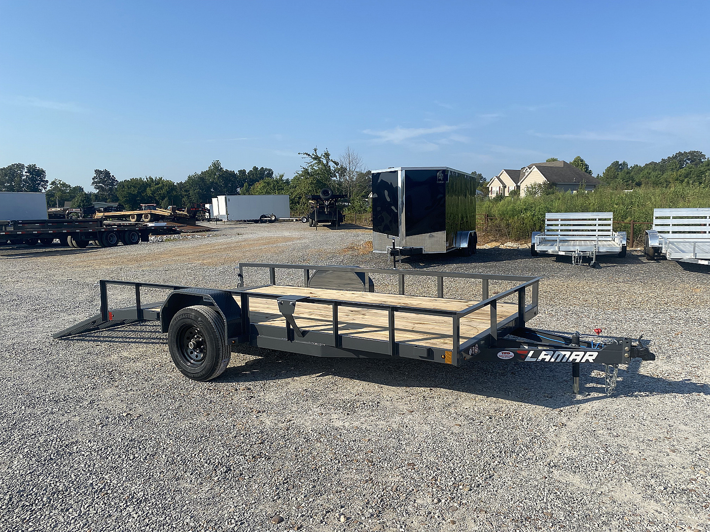 New 2026 Lamar 83"X14' 5K Utility Trailer