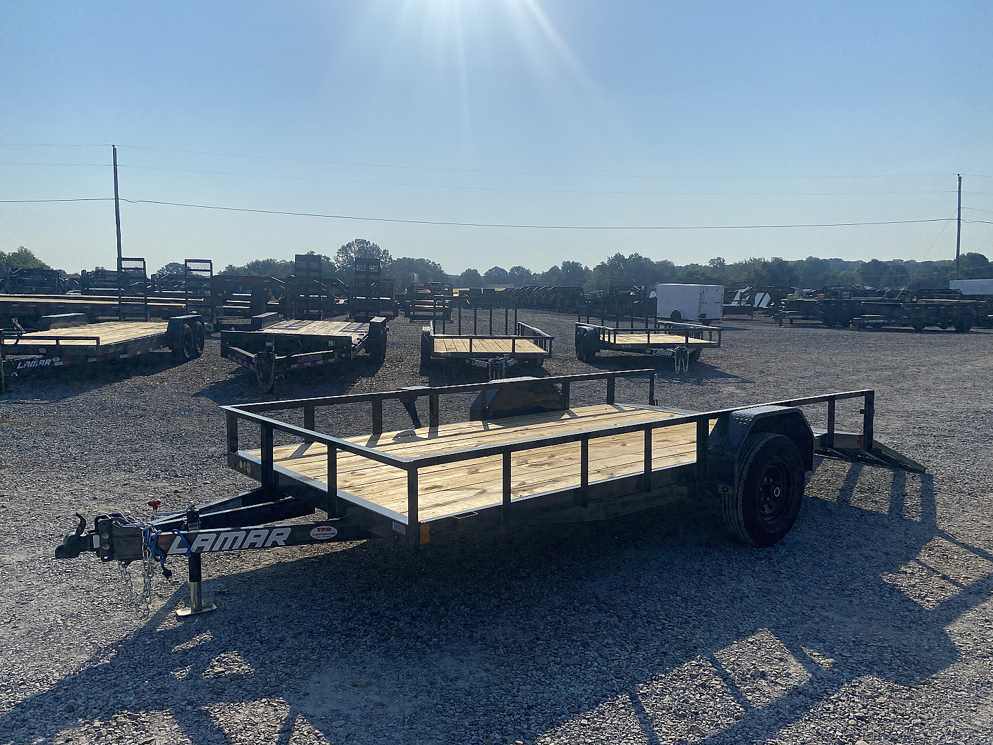 New 2026 Lamar 83"X14' 5K Utility Trailer