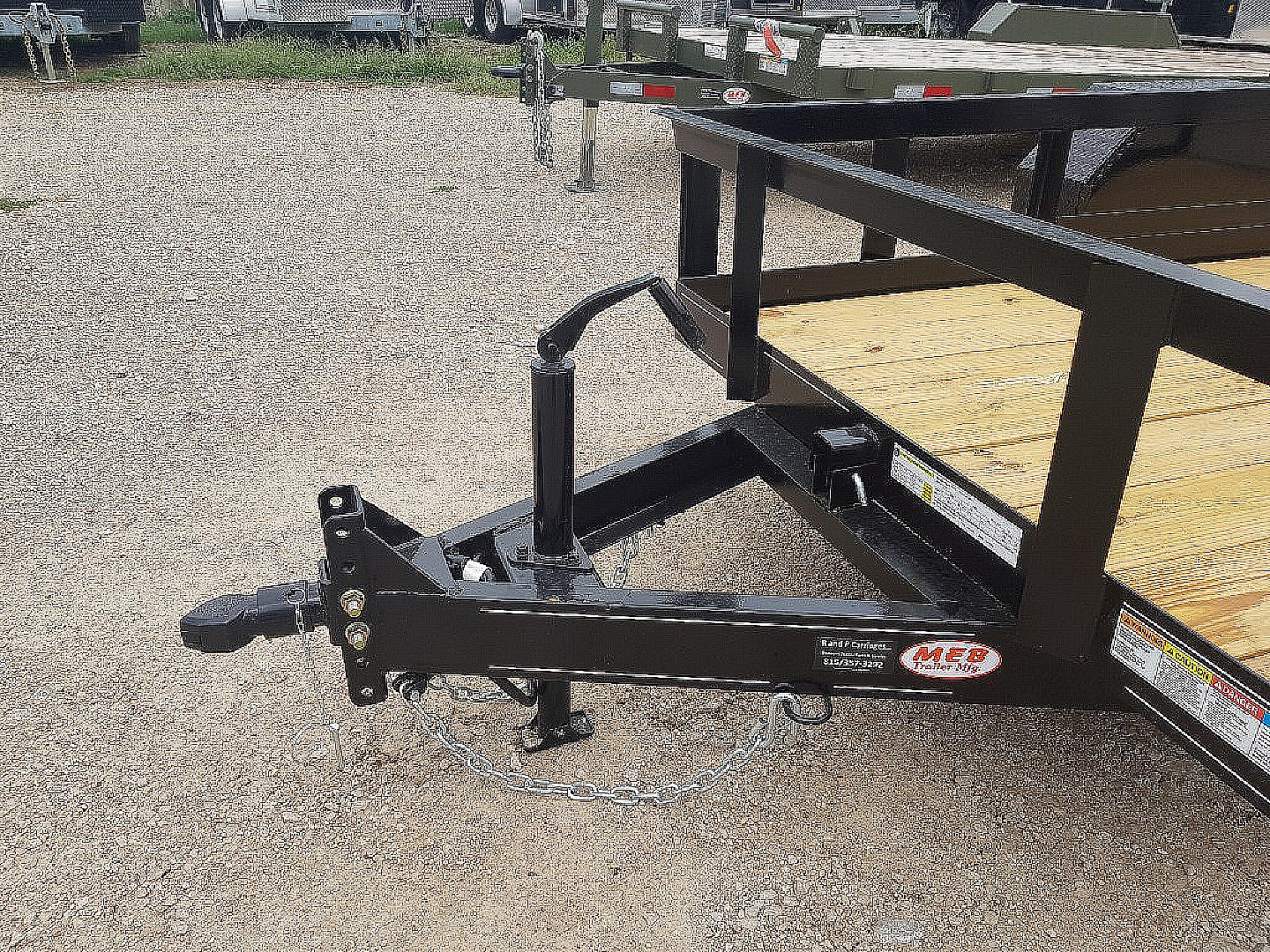 New 2026 MEB 5x10 Tilt Manlift Tilt Trailer