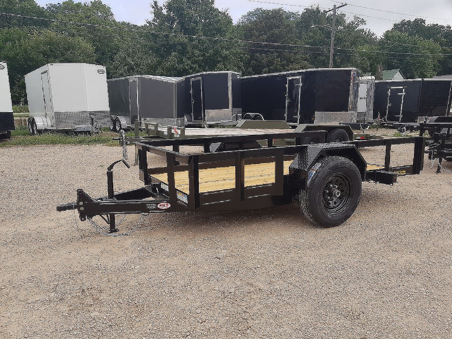 New 2026 MEB 5x10 Tilt Manlift Tilt Trailer