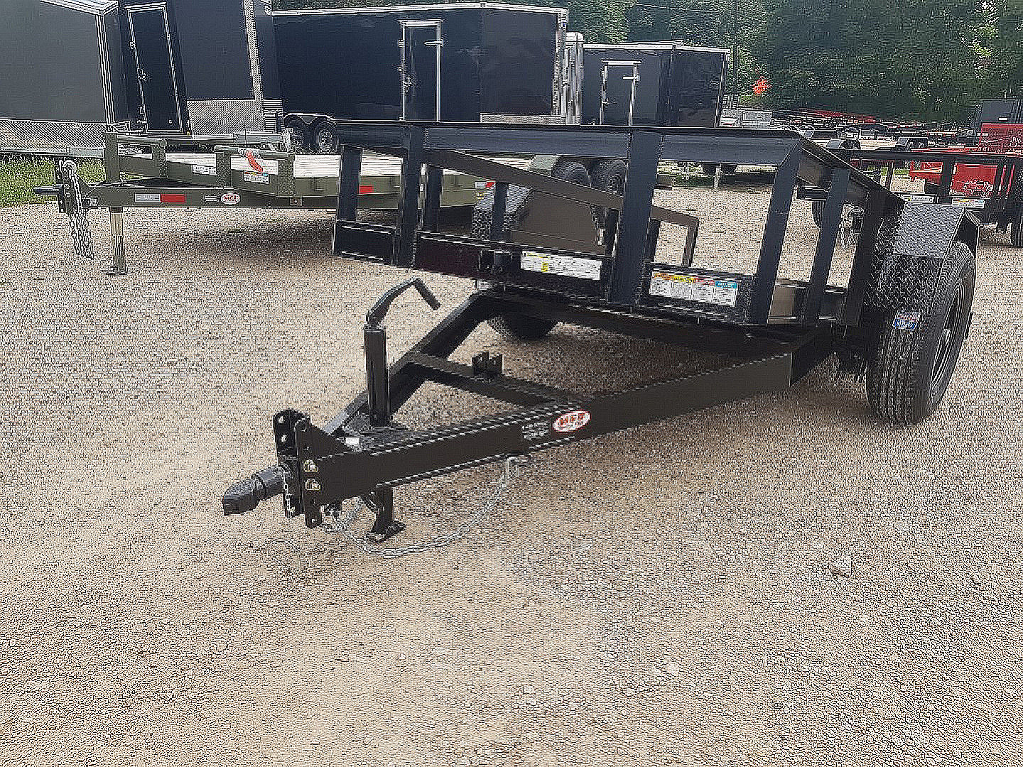 New 2026 MEB 5x10 Tilt Manlift Tilt Trailer