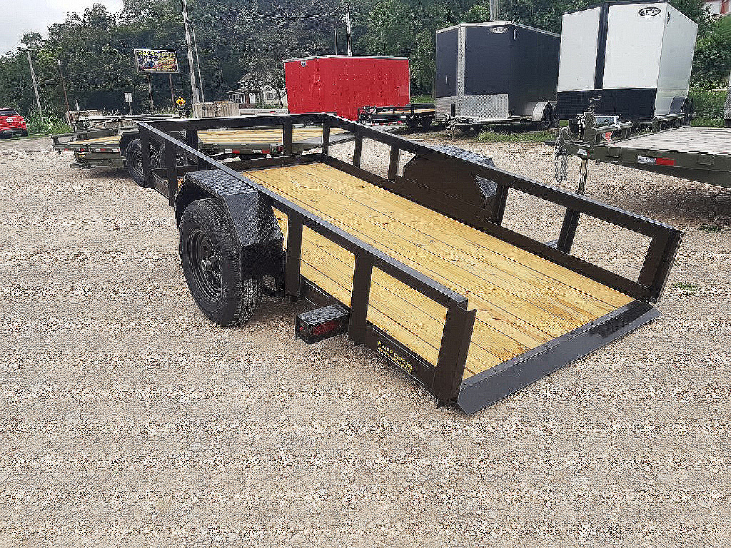 New 2026 MEB 5x10 Tilt Manlift Tilt Trailer