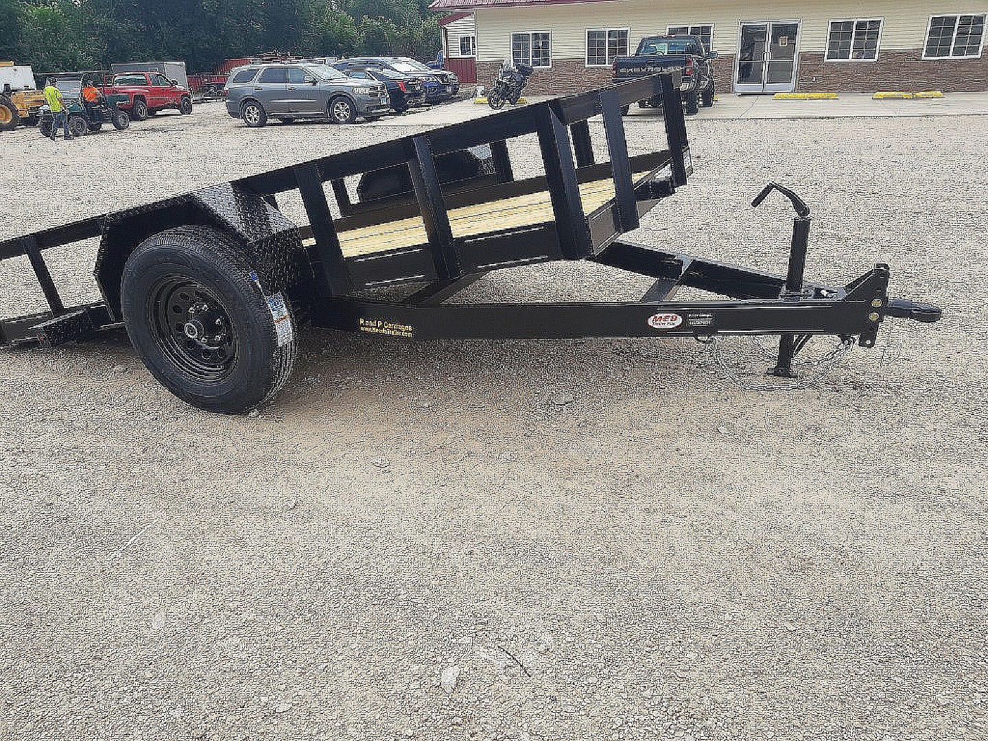 New 2026 MEB 5x10 Tilt Manlift Tilt Trailer