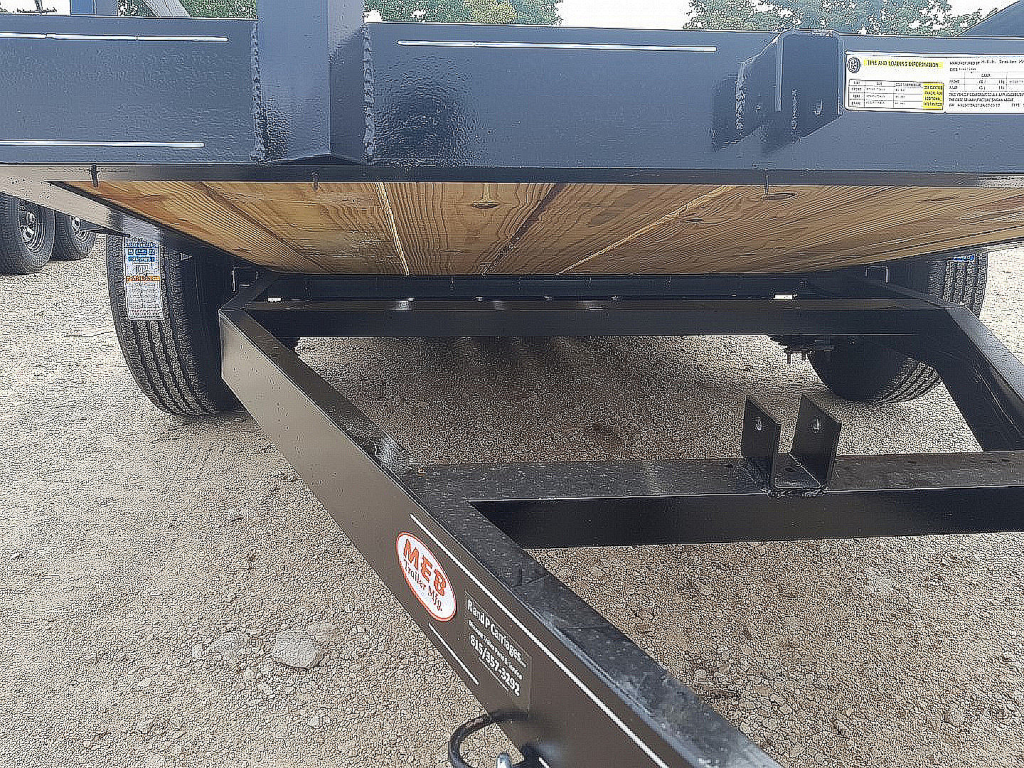 New 2026 MEB 5x10 Tilt Manlift Tilt Trailer