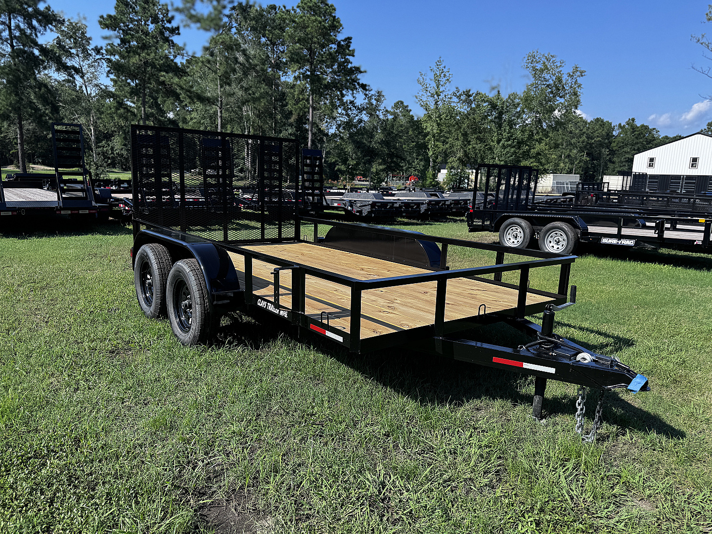 New Clays 76"x12' 7K Tandem Axle Utility Trailer