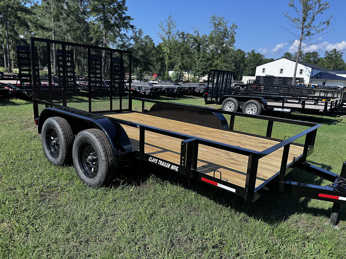 New Clays 76"x12' 7K Tandem Axle Utility Trailer