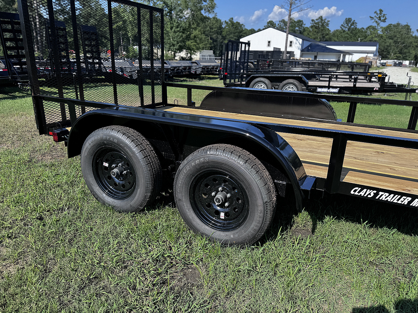 New Clays 76"x12' 7K Tandem Axle Utility Trailer