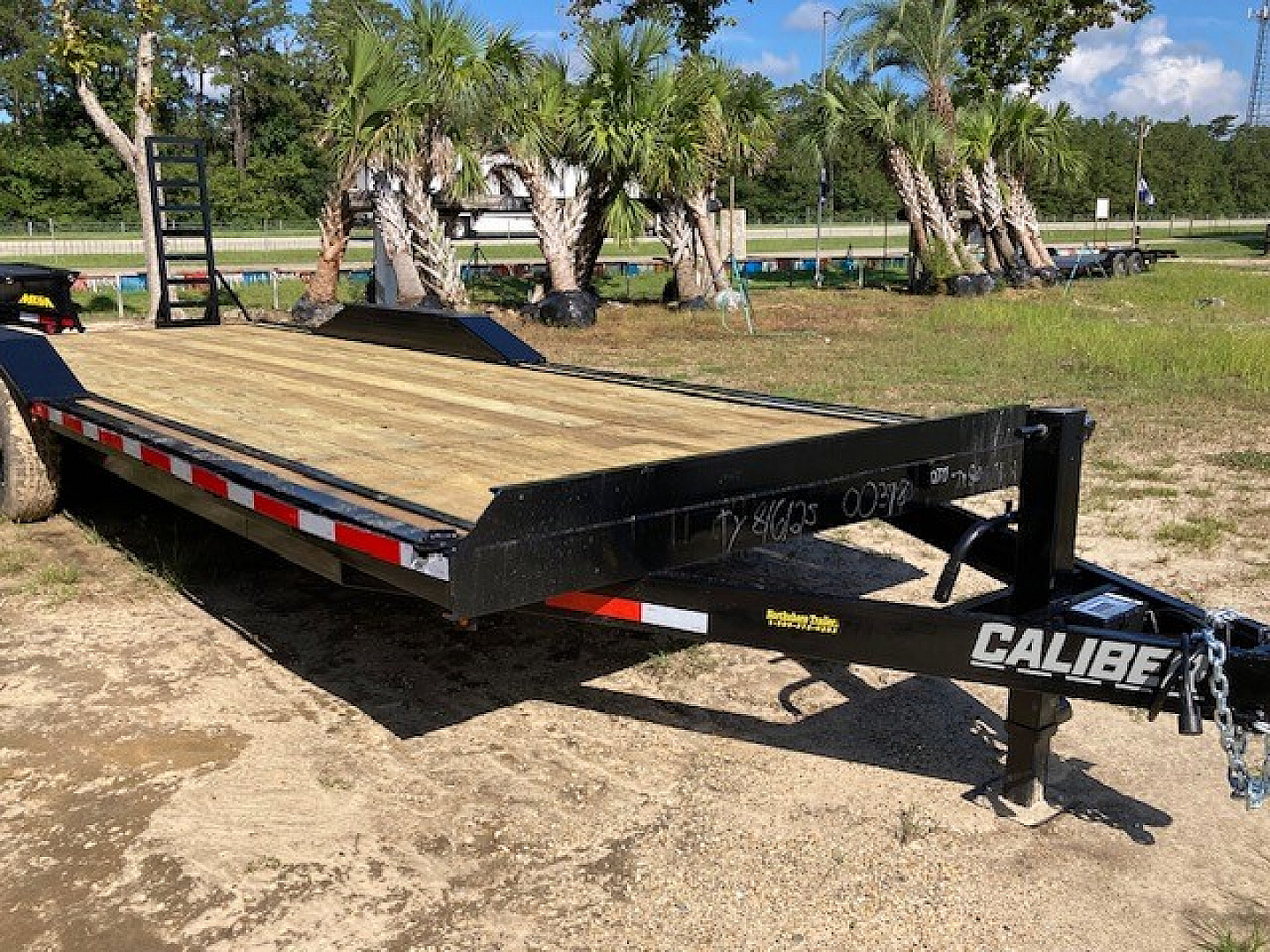 New 2025 Caliber Trailer Mfg 8.05x24 Drive Over Fenders Equipment Trailer