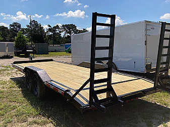 New 2025 Caliber Trailer Mfg 8.05x24 Drive Over Fenders Equipment Trailer