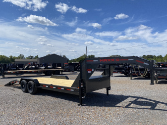 New 2026 MAXXD 83"x22' 15.6k Gooseneck Equipment Trailer