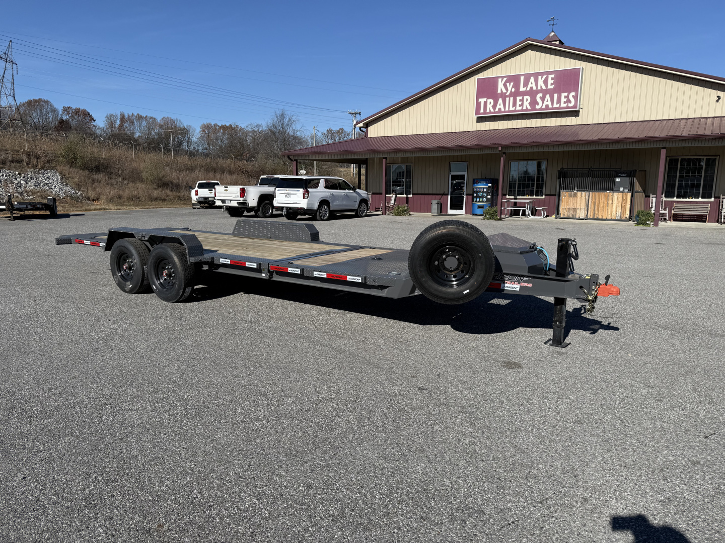 New 2026 Horizon Trailers ETZ 22'X83" TILT-8K AXLES Equipment Trailer