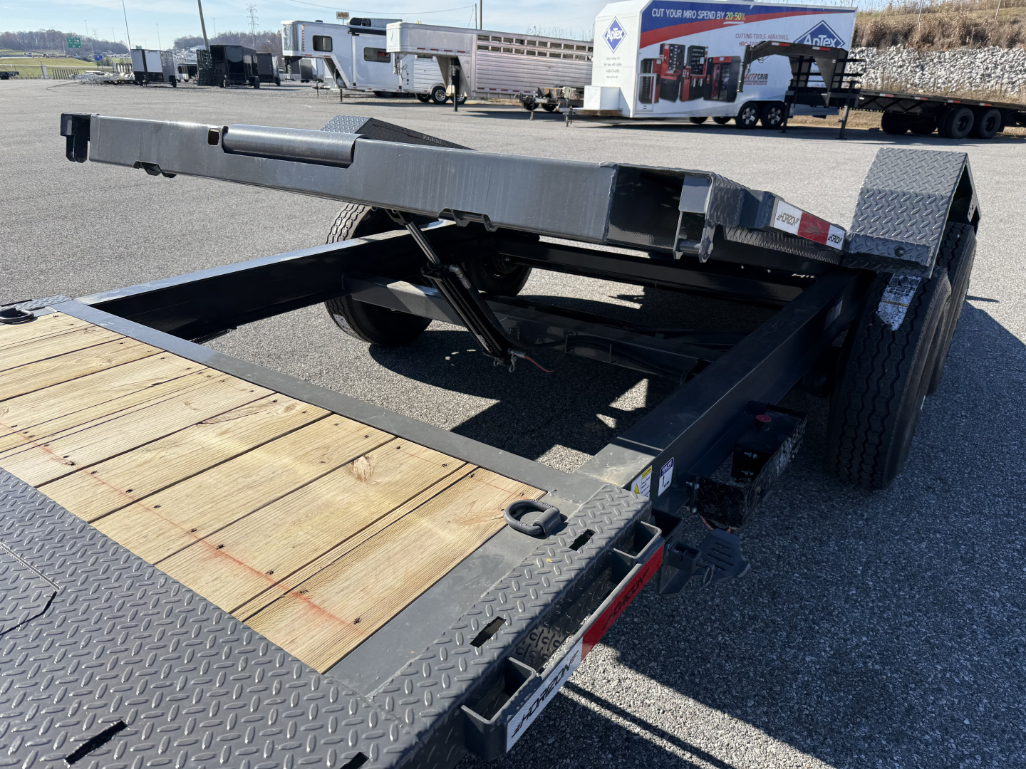 New 2026 Horizon Trailers ETZ 22'X83" TILT-8K AXLES Equipment Trailer