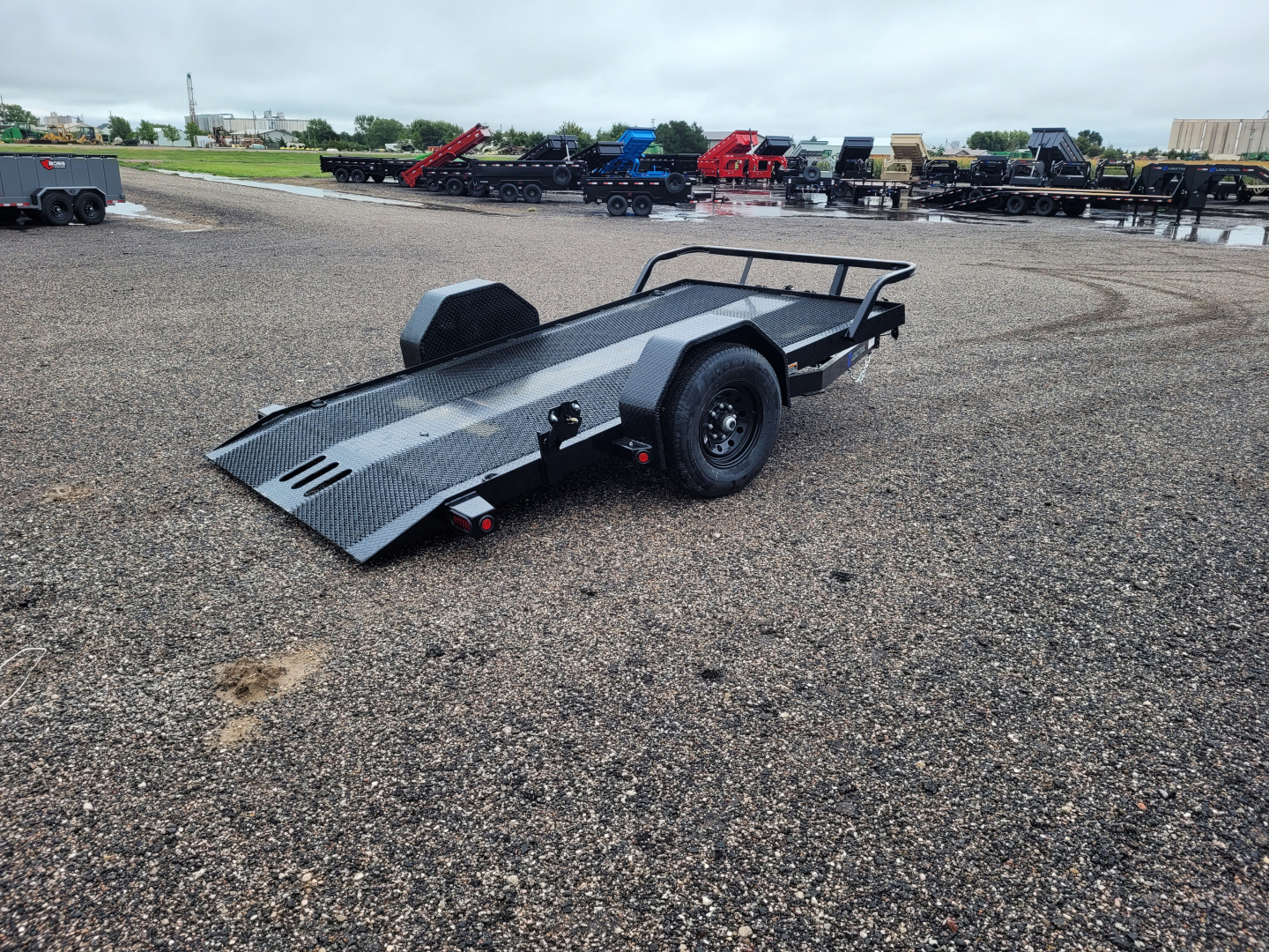 New 2026 Load Trail 77"x12' Scissor Lift Tilt Trailer