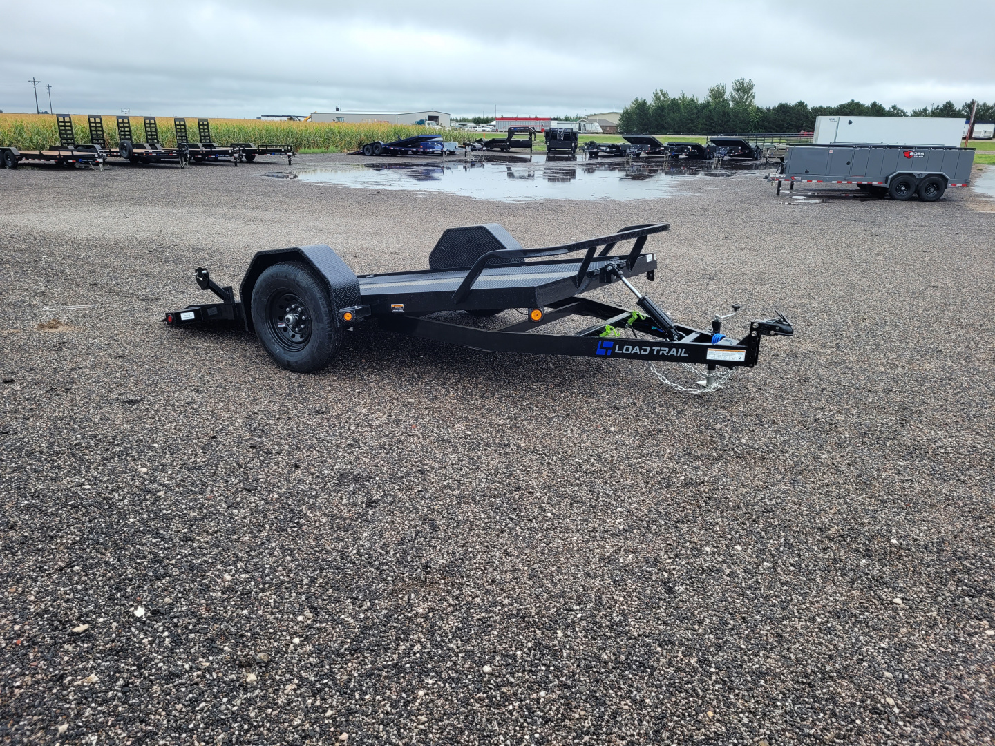 New 2026 Load Trail 77"x12' Scissor Lift Tilt Trailer