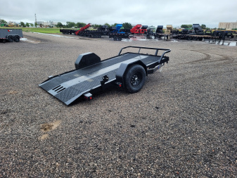 New 2026 Load Trail 77"x12' Scissor Lift Tilt Trailer