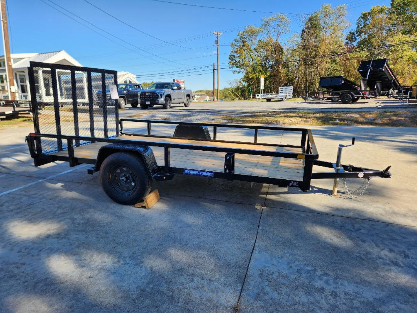 New 2026 Sure-Trac 7x 12 Tube Top Utility Trailer