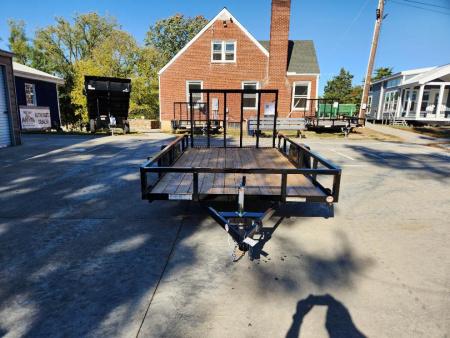 New 2026 Sure-Trac 7x 12 Tube Top Utility Trailer