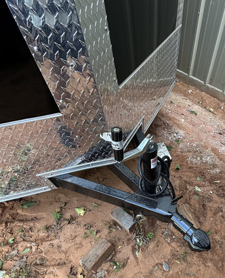 New 2025 Family Trailer 7x14 Tandem Axles Cargo / Enclosed Trailer-ScrewlessExterior-RearSpoiler