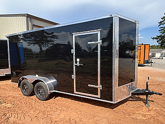 New 2025 Family Trailer 7x16 Tandem Axles Cargo / Enclosed Trailer