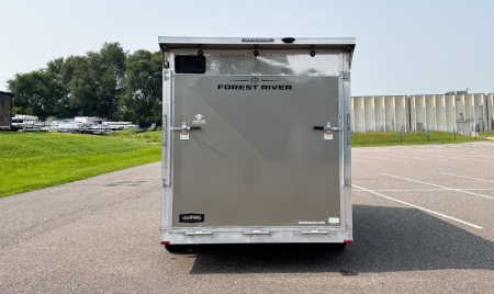 New Lightning 7.5x14 Aluminum Enclosed Trailer - Rear ramp door!