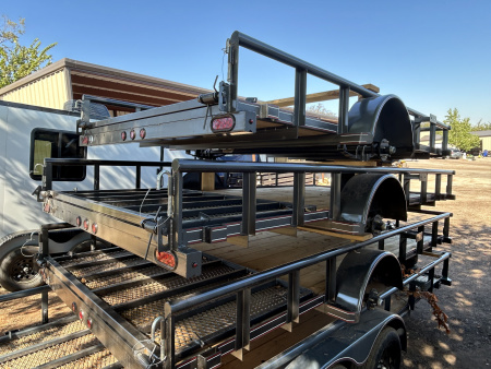 New 2025 Coffee Creek MFG 83x14SA2 Utility Trailer