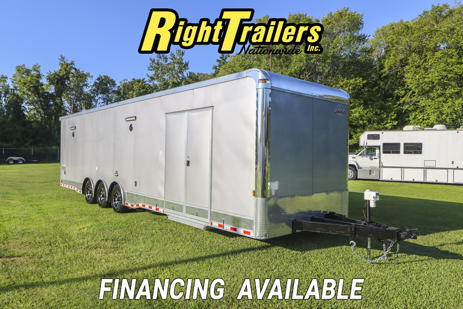 Used 2022 8.5x34 Cargo Mate Race Trailer